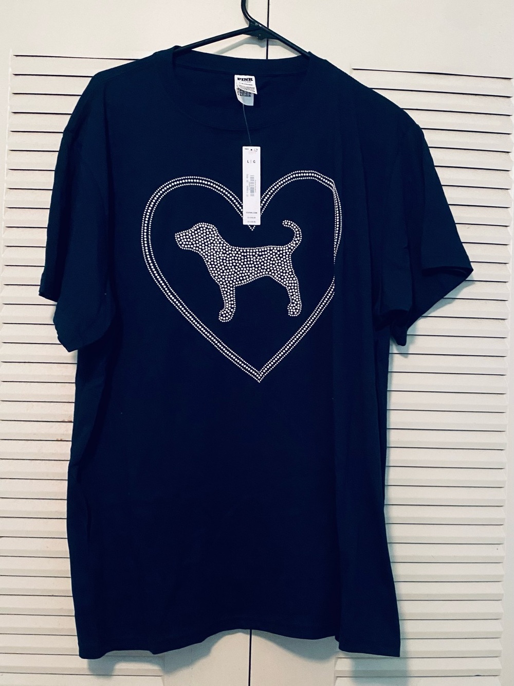 VS PINK Dog Logo Shirt